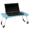 Mind Reader Freestanding Portable Foldable Lap Desk with Fold-Up Legs